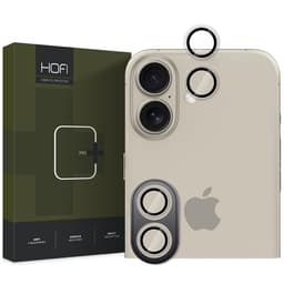 HOFI iPhone 16/16 Plus Kameralinsskydd Härdat Glas - Clear