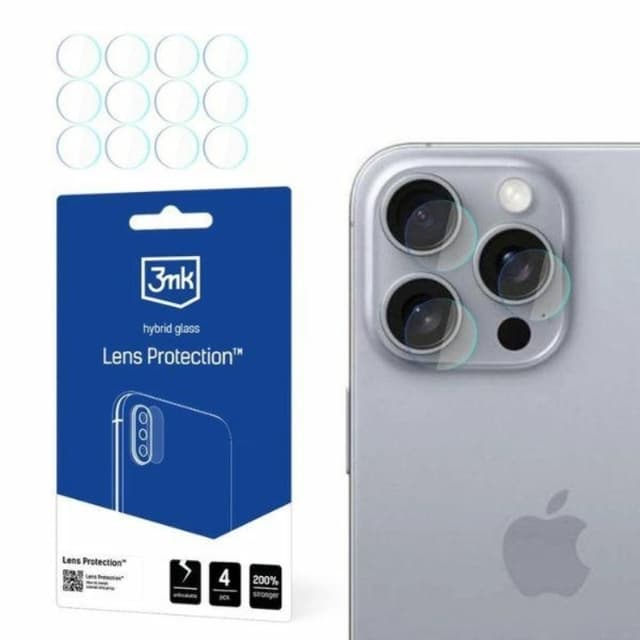 3mk iPhone 16 Pro Max Kameralinskydd