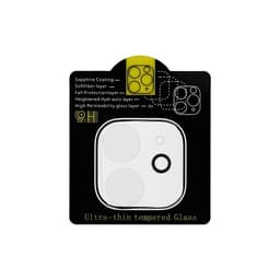 5D Full Glue Kameralinsskydd i Härdat glas för iPhone 12 Transparent