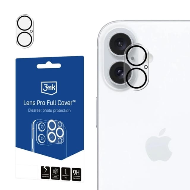 3mk iPhone 16/16 Plus Pro Kameralinskydd