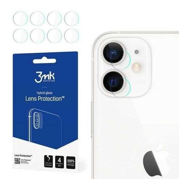 3MK (4 st) iPhone 12 Kameralinskydd