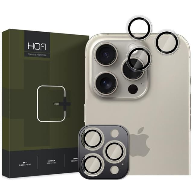 Hofi iPhone 16 Pro/16 Pro Max Kameralinsskydd Härdat Glas