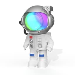 Mobility On Board Projektori Mini Stellar Light Space Valkoinen Astronautti