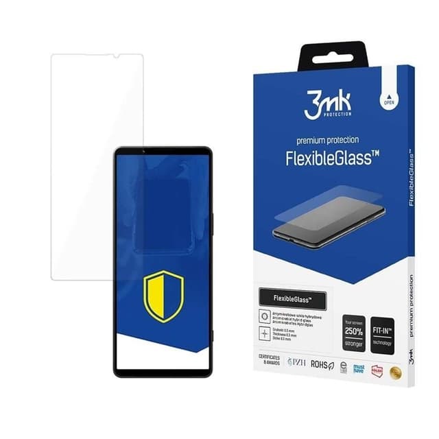 3MK Sony Xperia 1 V Hybrid Okrossbart Glas FlexibleGlass