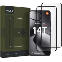 Hofi Xiaomi 14T/14T Pro Härdat glas Skärmskydd Pro Plus - Svart