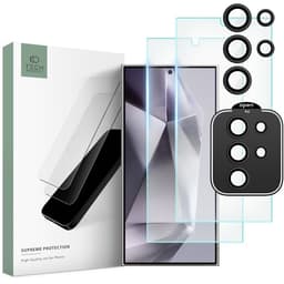 Tech-Protect Galaxy S24 Ultra Linsskydd i Härdat Glas Supreme Set