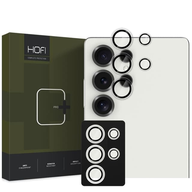 Hofi Galaxy S25 Ultra Härdat Glas Kameralinsskydd CamRing Pro Plus