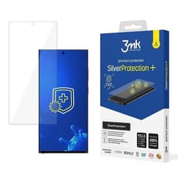 3mk Galaxy S23 Ultra Plastfilm skärmskydd Silver Protection+