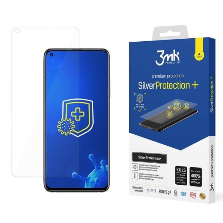 3mk Xiaomi Mi 10 5G Plastfilm skärmskydd Silver Protection+