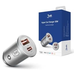 3MK Billaddare 30W - Vit
