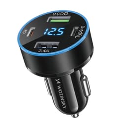 Chotech Billaddare 50W 2x USB-C/2x USB-A - Svart