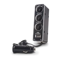 Forever 3in1 Billaddare USB Socket Splitter - Svart
