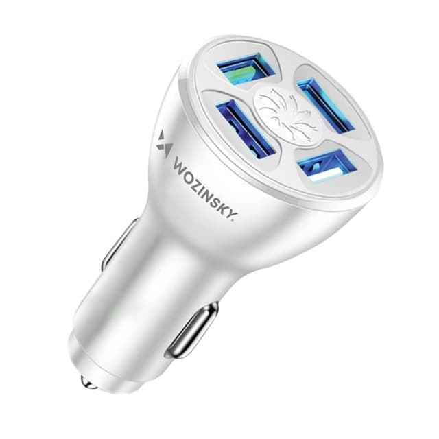 Wozinsky Billaddare 50W 4x USB-A QC - Vit