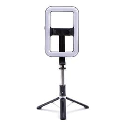 Selfiestick och Tripod med LED-blixt och fjärrkontroll 99X - Svart