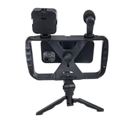 Selfiestick med Stativ för Livesändning med LED-blixt och Mikrofon