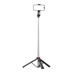 Selfiestick Teleskopstativ 1.3m Med Mobilhållare - Svart