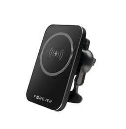 Forever MACH-100 - Bilholder med trådløs opladning til smartphones, 15W, sort
