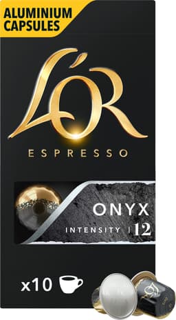 L'OR Espresso 12 Onyx kaffekapsler (10 kapsler)