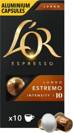 L'Or Lungo Estremo kaffekapsler (10-pk)
