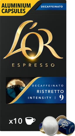 L'Or Ristretto Decaffeinato 9 kahvikapselit (10 kpl)