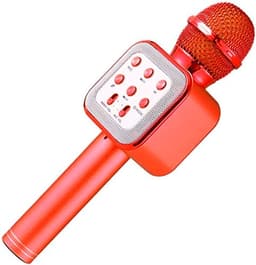 Karaokemikrofon med Bluetooth, Rød
