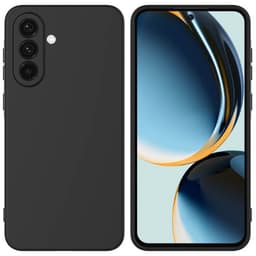 Liquid silikon skal Samsung Galaxy A17 5G - Svart