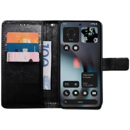 Lompakkokotelo 3-kortti Nothing Phone 3 - Musta