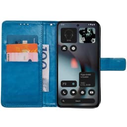 Lompakkokotelo 3-kortti Nothing Phone 3 - Vaaleansininen