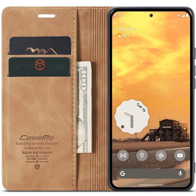 CaseMe mobilfodral 013 Google Pixel 10 - Brun