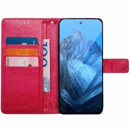 Plånboksfodral 3-kort Google Pixel 10 Pro XL - Rosa