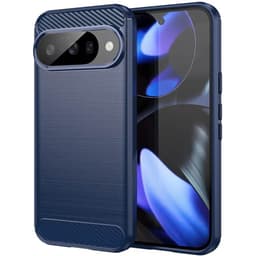Børstet silikondeksel Google Pixel 10 - Blå