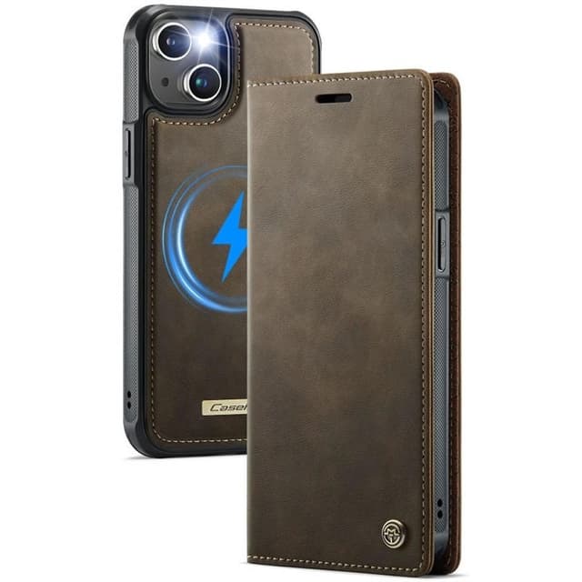 CaseMe mobilfodral C49 2i1 iPhone 13 - Coffee