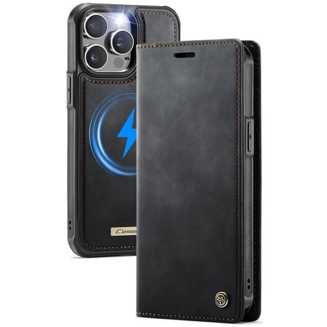 CaseMe mobilfodral C49 2i1 iPhone 15 Pro - Onyx black