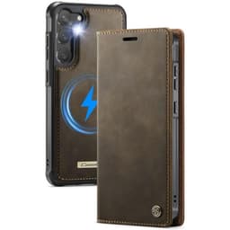 CaseMe mobildeksel C49 2i1 Samsung Galaxy S23 Plus – Coffee
