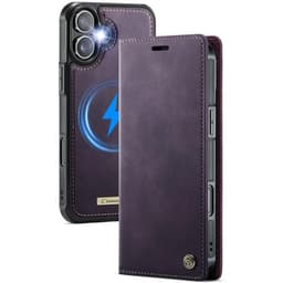 CaseMe mobilcover C49 2i1 iPhone 16 – Purple pulse