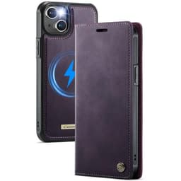 CaseMe mobilcover C49 2i1 iPhone 15 – Purple pulse