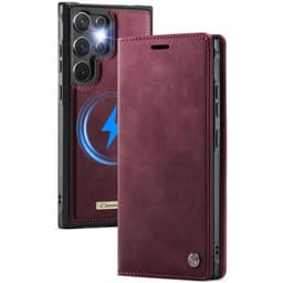 CaseMe mobilcover C49 2i1 Samsung Galaxy S25 Ultra – Crimson red