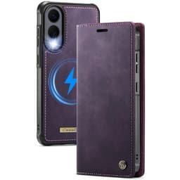 CaseMe mobilcover C49 2i1 Samsung Galaxy S25 Edge – Purple pulse