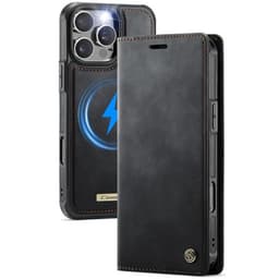 CaseMe mobilcover C49 2i1 iPhone 16 Pro – Onyx black