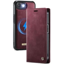 CaseMe mobilcover C49 2i1 iPhone 16e – Crimson red