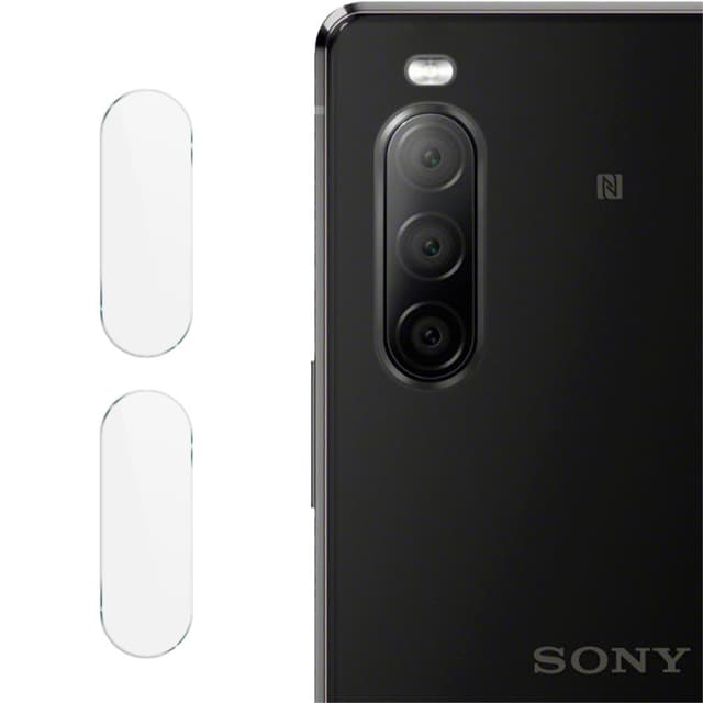 IMAK 2PCS HD Härdat glas Kameralinsskydd Sony Xperia 10 II