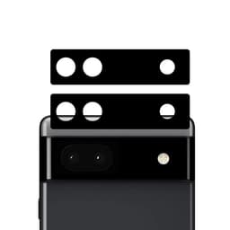 [2-PACK] Google Pixel 6a Härdat glas Kameralinsskydd - Svart
