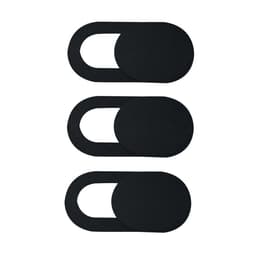 Spyslide Kameralinsskydd - säkra din webkamera - 3 Pack - Svart