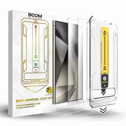 BOOM Galaxy S24 Ultra Härdat Glas Skärmskydd - 2 Pack