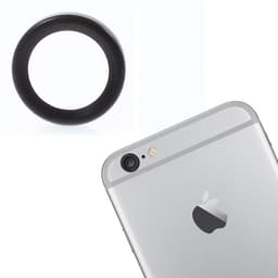 Kameralinsskydd i Härdat Glas till iPhone 6 - Svart
