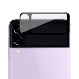 IMAK Kameralinsskydd i Härdat Glas Samsung Z Flip 3 - Svart