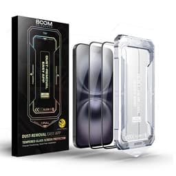 BOOM iPhone 15 Plus Härdat Glas Skärmskydd - 2 Pack