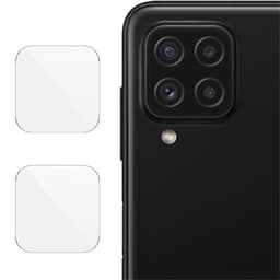 [2-PACK] Kameralinsskydd i Härdat Glas Samsung Galaxy A22 4G - Clear