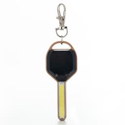 Mini LED-lommelygte nøglering bærbar LED-natlampe nødbelysning - guld