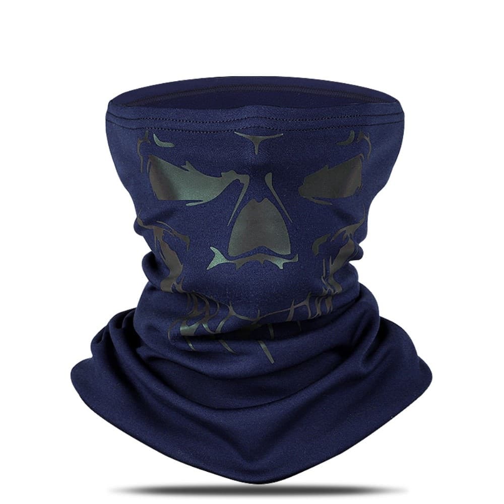 Bandana Mask Ansiktsmaske Halsvarmer Vindtett Balaclava - Blå - Elkjøp